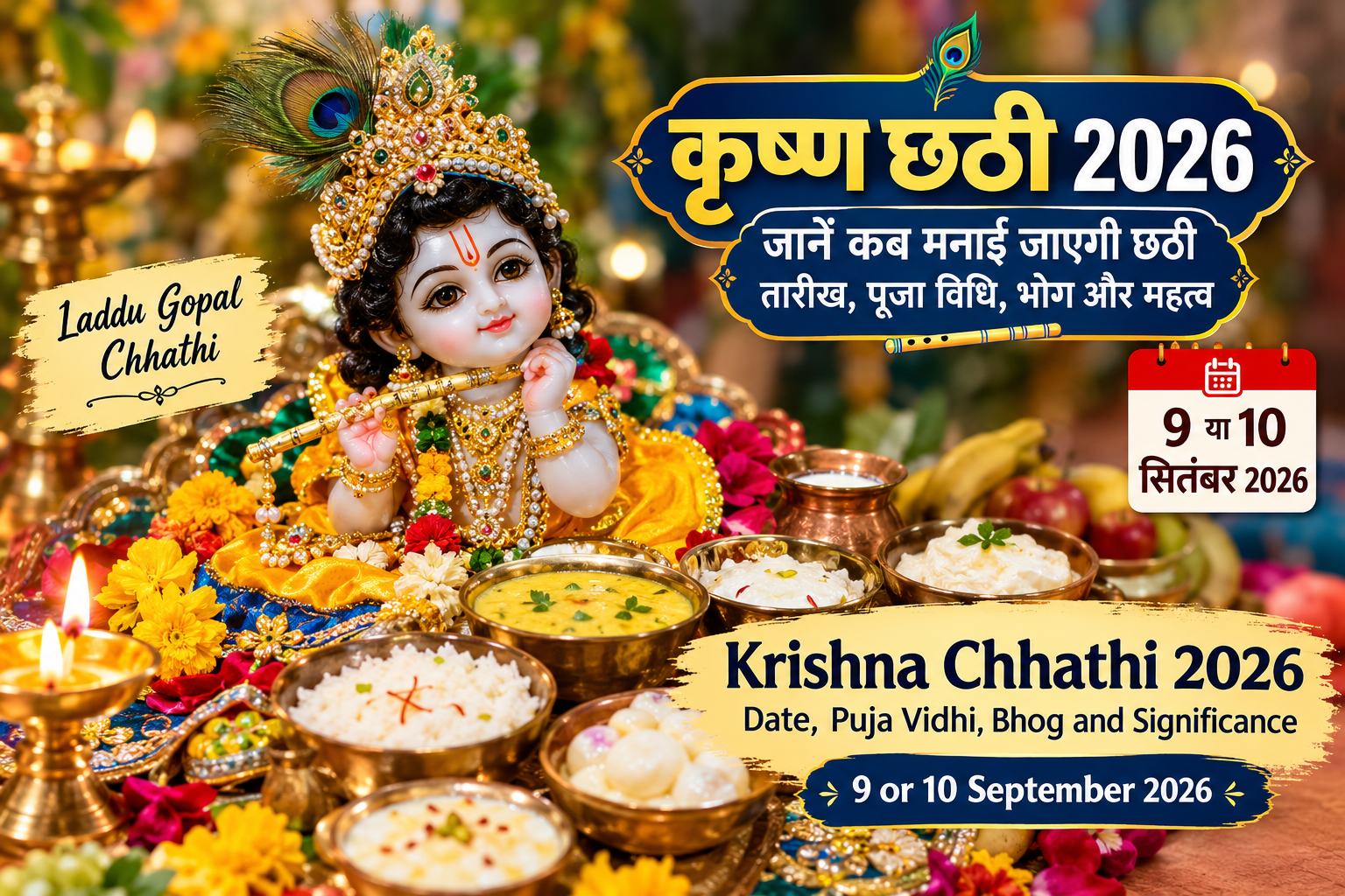 Krishna Chhathi 2026: Date, Puja and Bhog Details