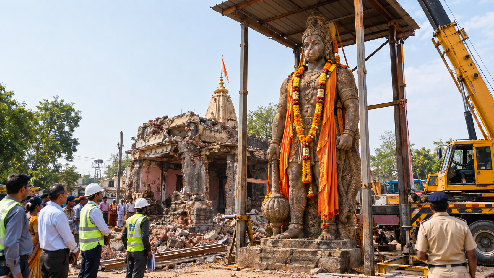 Ujjain Khade Hanuman Idol Refuses to Move