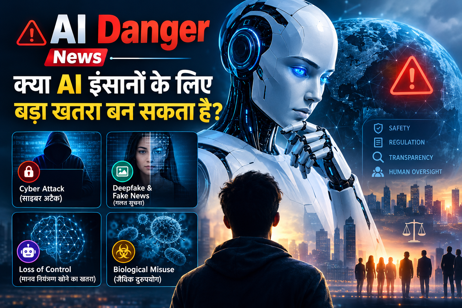 AI Danger News: क्या AI इंसानों के लिए बड़ा खतरा बन सकता है?