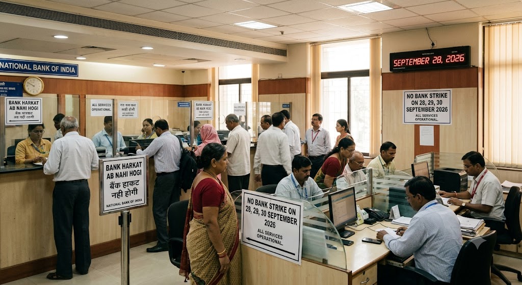 बैंक हड़ताल स्थगित, 28-30 सितंबर का ताजा अपडेट